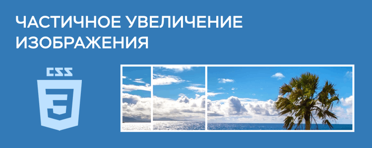 Частичное увеличение изображения на CSS